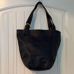 Coach “vintage” Blue Leather Tote Bag